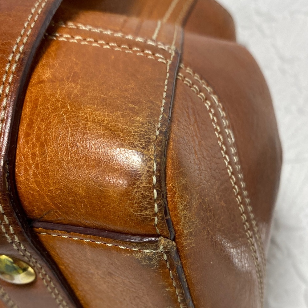 Coach Brown Leather Satchel - Picture 11 of 16